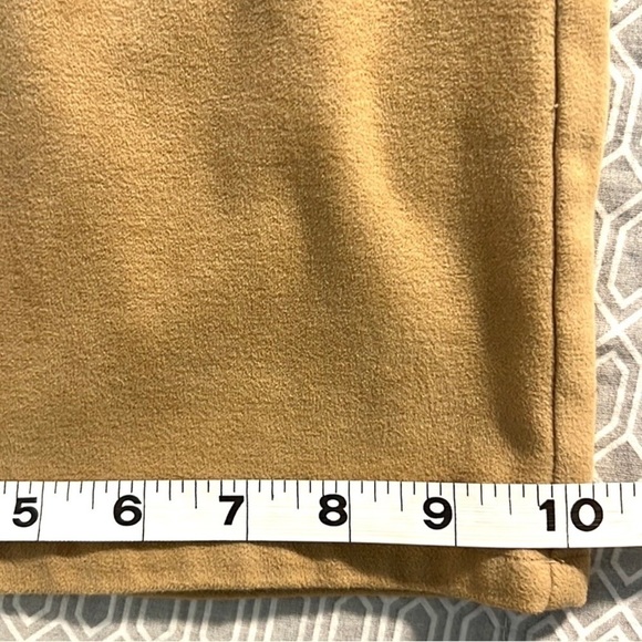 🔥VTG Theory, Soft Suede-Feel Boot Cut Trousers in Camel, EUC,Size 8 - Picture 12 of 15